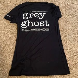 Like new size large black T-shirt grey ghost Detroit